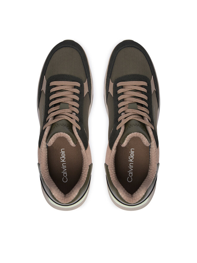 Calvin Klein Sneakers Calvin Klein City Runner Laceup Ny-Su HM0HM02308 Khakifarben