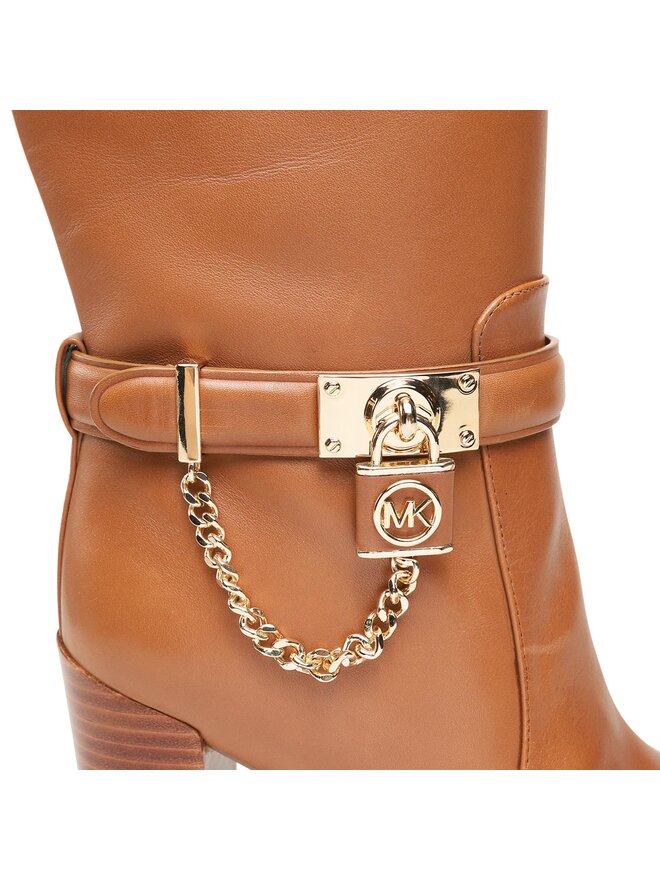 Bottes MICHAEL Michael Kors Hamilton Heeled Boot 40F3HAHB5L Marron chaussures
