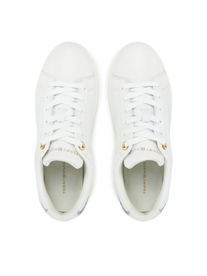 Tommy Hilfiger Αθλητικά Tommy Hilfiger Chic Court Sneaker FW0FW08642 Λευκό