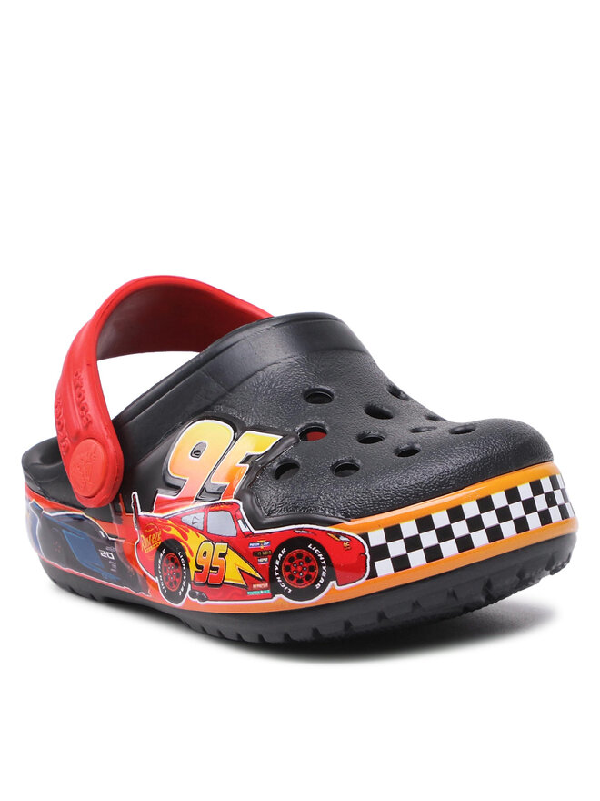Crocs Šlepetės Crocs Fl Dosney & Pixar Cars Band Clog Kids 206472 Juoda