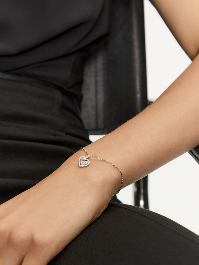 Michael Kors Bransoletka Michael Kors MKC1748CZ040 Srebrny