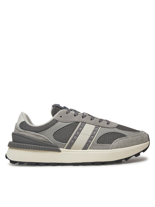 Tommy Jeans Сникърси Tommy Jeans Technical Runner Ess EM0EM01537 Сив