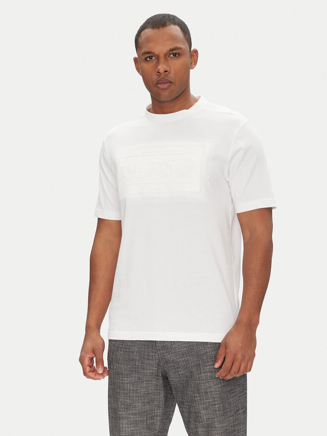 BOSS BOSS Camiseta 50538112 Blanco Regular Fit