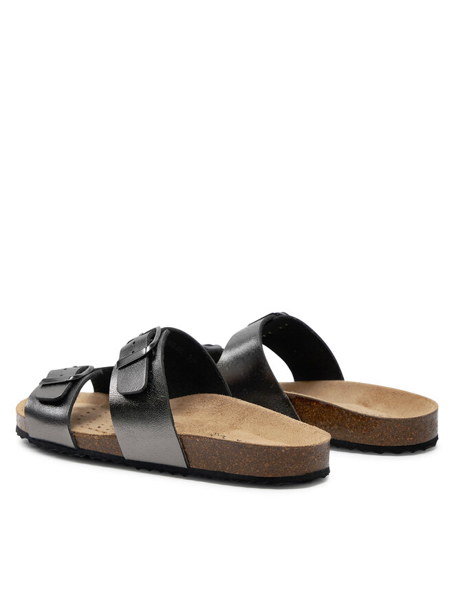 Geox Nazouváky Geox D Brionia D35LSL 000BN C1357 Šedá
