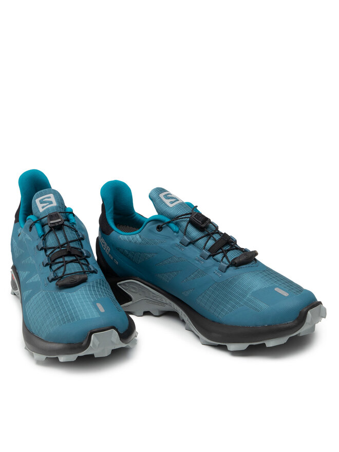 Salomon Tekaški čevlji Salomon Supercross 3 Gtx GORE-TEX 414556 Modra