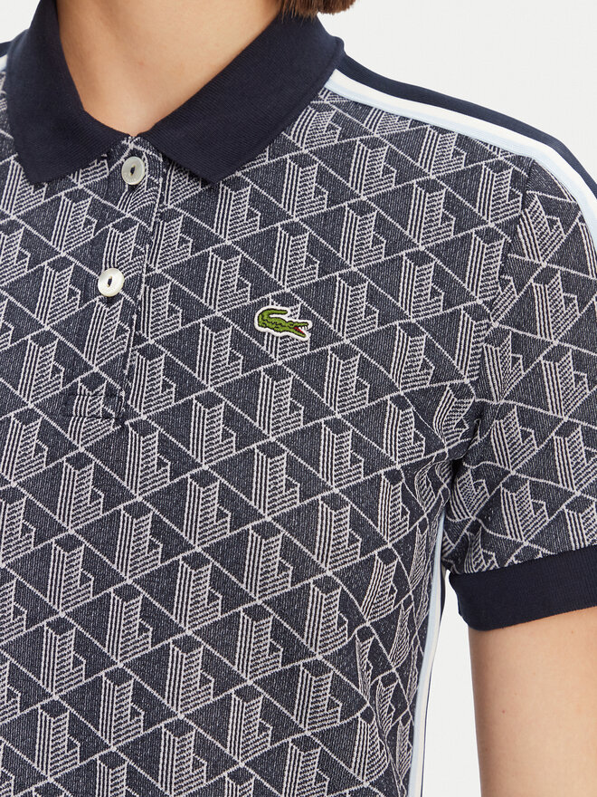 Lacoste Lacoste Polo marškinėliai DF3364 Tamsiai mėlyna Slim Fit