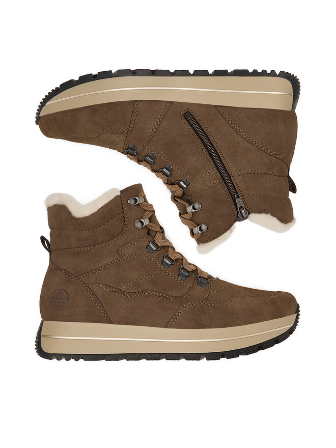 Rieker Schnürschuhe Rieker CEO-N4002-24 Braun