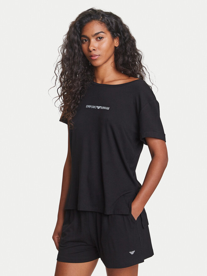 Emporio Armani Emporio Armani Camiseta EW000780 AF12192 UC001 Negro Regular Fit