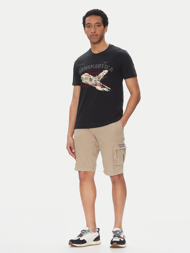 Aeronautica Militare Aeronautica Militare T-Shirt 251TS2406J641 Dunkelblau Regular Fit