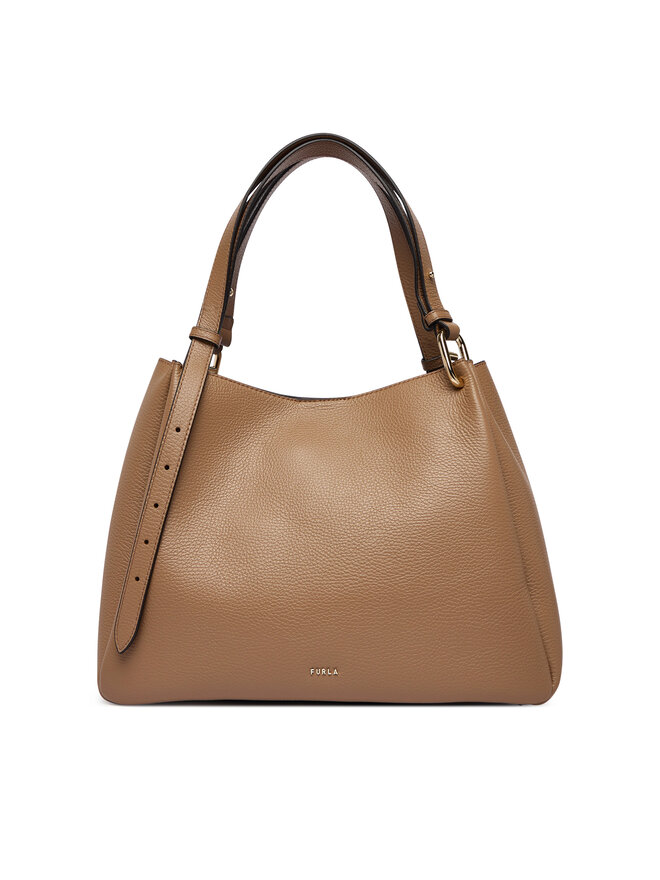 Furla Handtasche Furla Nuvola L WB02100 HSF000 CN 4489S Hellbraun