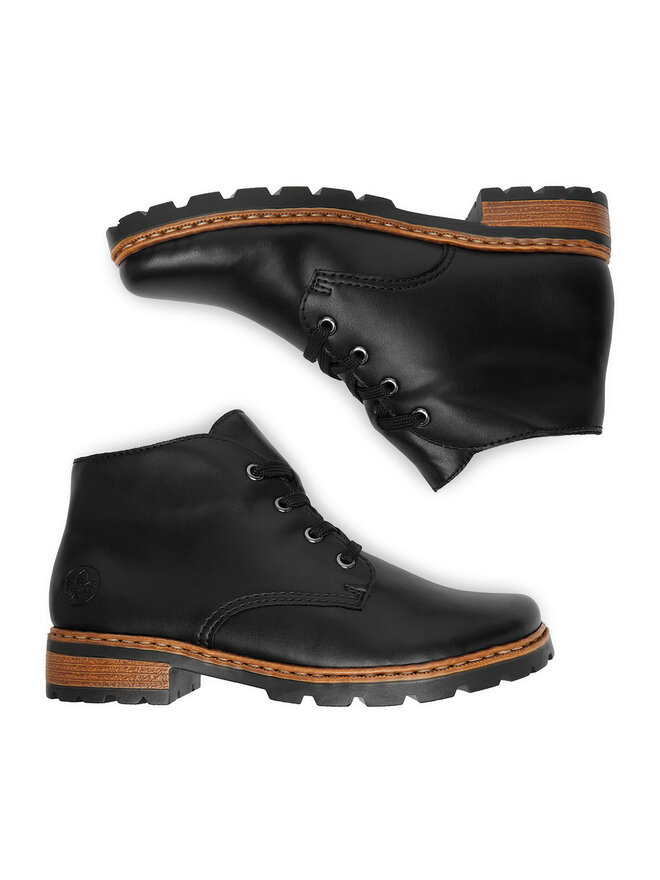 Rieker Schnürschuhe Rieker CEO-Z9310-00 Schwarz