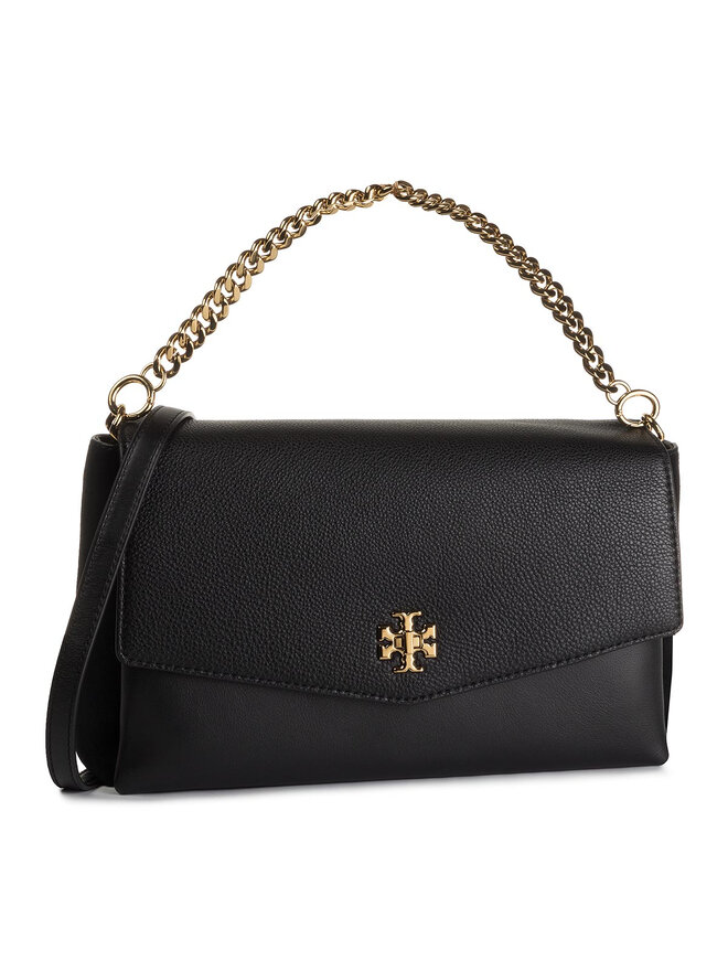 Handtasche Tory Burch Kira Mixed Materials Shoulder Bag 56382 Schwarz eschuhe