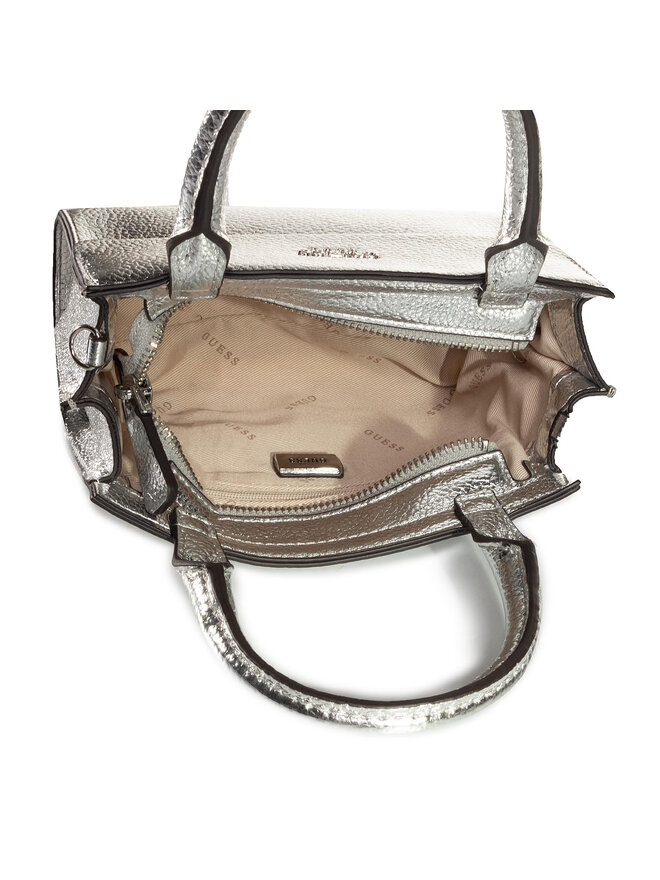 Guess Ročna torba Guess Mini Me (MY) Mini HWMY74 54760 Srebrna