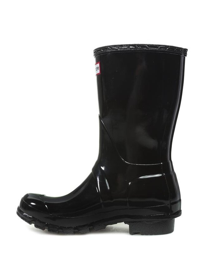 Hunter Гумени ботуши Hunter Original Gloss Short WFS1000RGL Черен