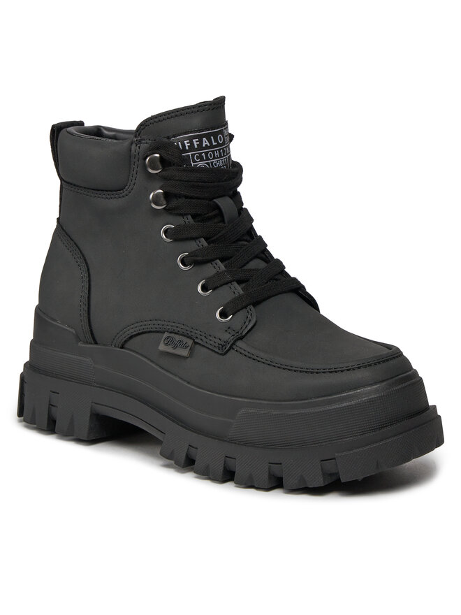 Bottes de randonnee Buffalo Aspha Desert 1622290 Noir chaussures