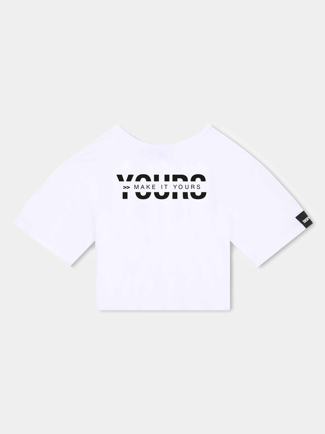 DKNY DKNY T-Shirt D35T18 S Weiß Regular Fit