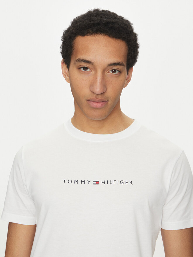 Tommy Hilfiger Tommy Hilfiger Camiseta UM0UM03525 Blanco Regular Fit