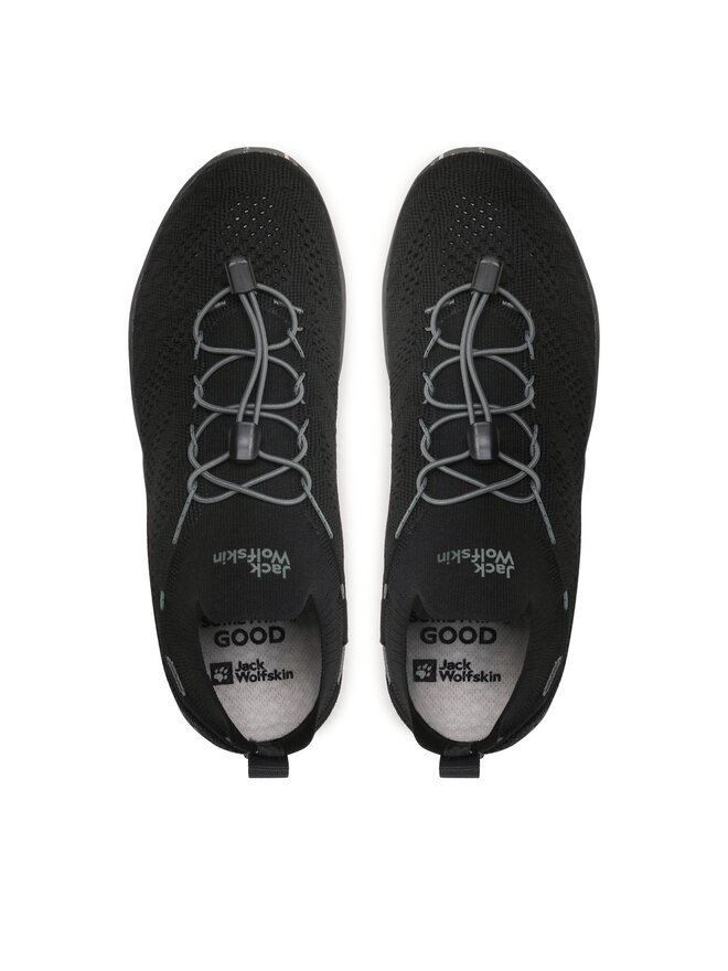 Снікерcи Jack Wolfskin Spirit Knit Low M 4056621 Чорний | evzuttya