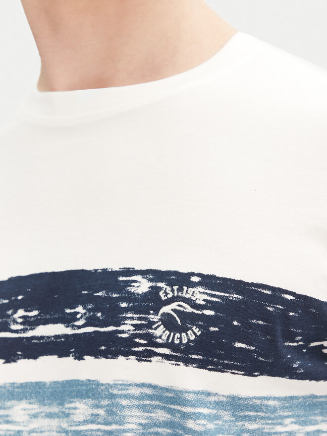 INDICODE INDICODE T-Shirt Caron 41-051 Σκούρο μπλε Regular Fit
