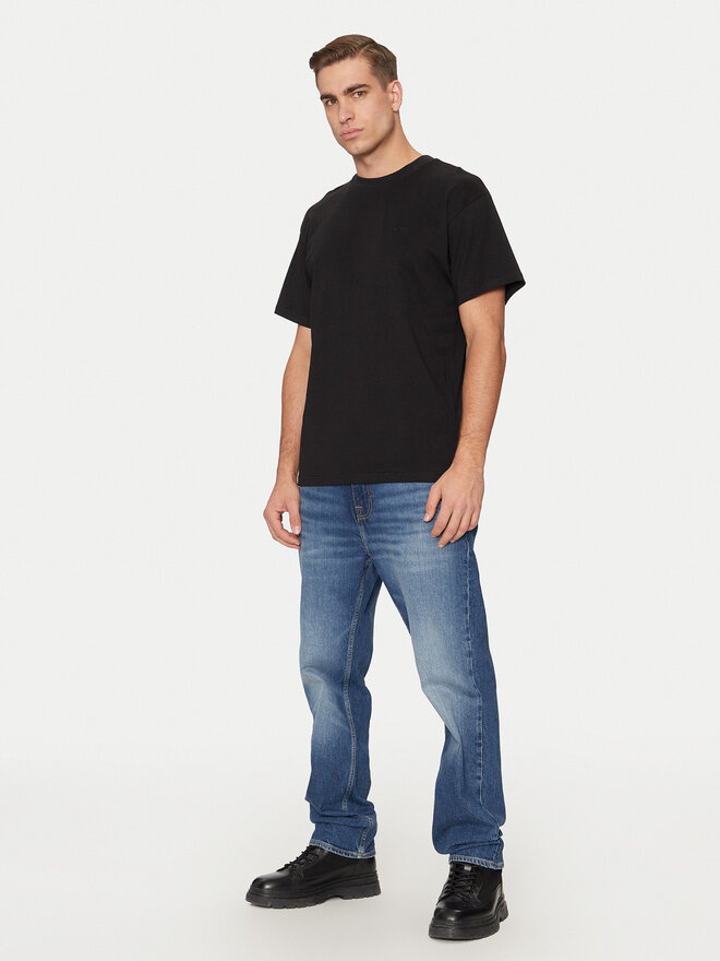 SCHOTT N.Y.C. SCHOTT N.Y.C. Marškinėliai TSCLIFF1 Juoda Regular Fit