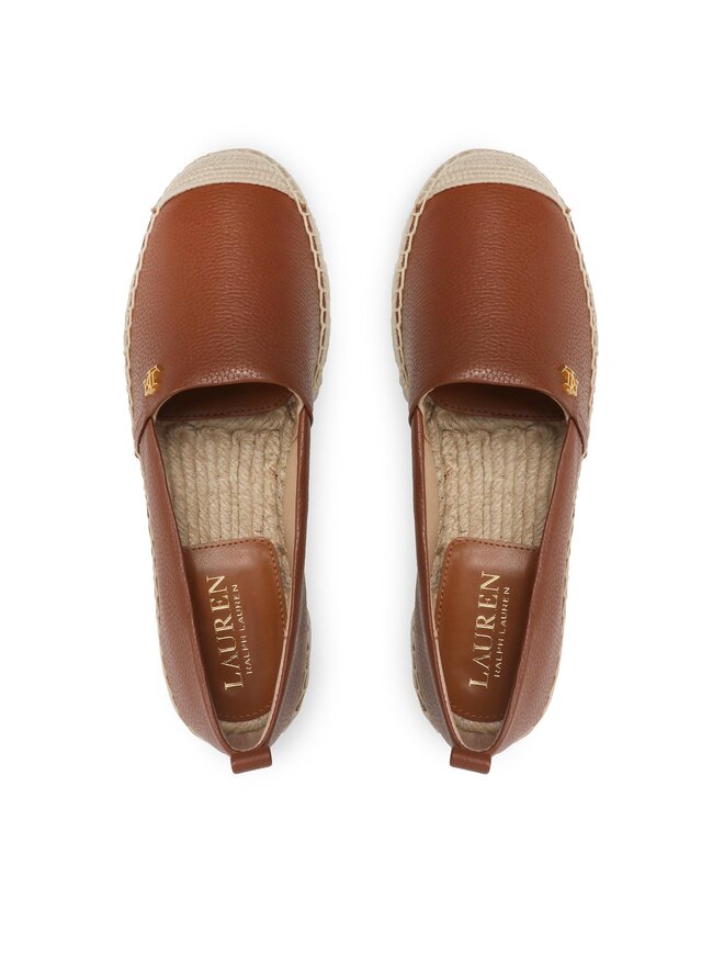 LAUREN RALPH LAUREN Espadryle Lauren Ralph Lauren Cameryn IV 802905304002 Brązowy