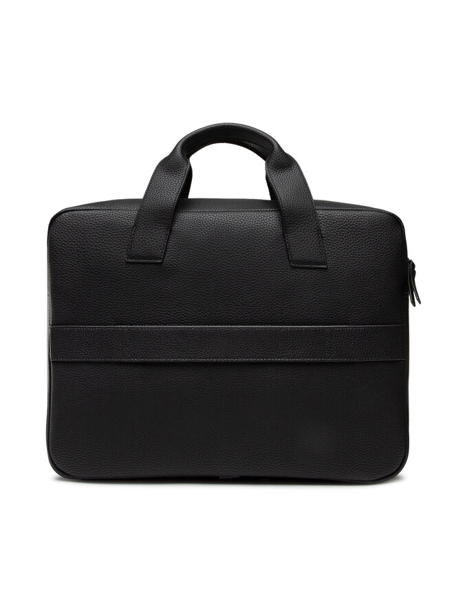 Tommy Hilfiger Taška na laptop Tommy Hilfiger Essential Pu Computer Bag AM0AM09507 Čierna