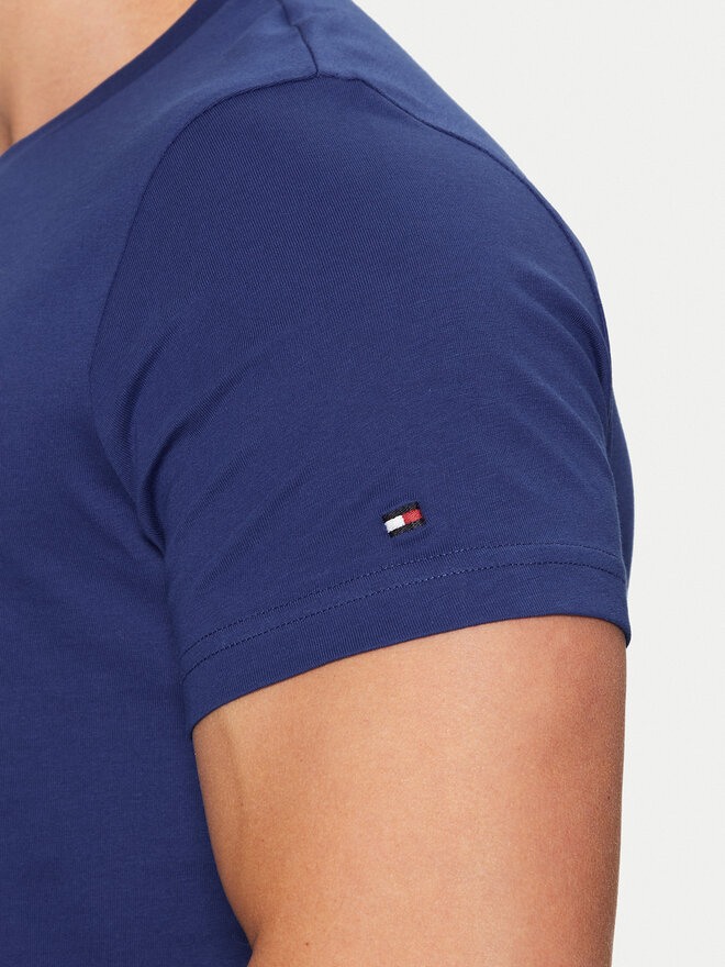 Tommy Hilfiger Tommy Hilfiger Póló Tommy Logo MW0MW11797 Sötétkék Regular Fit