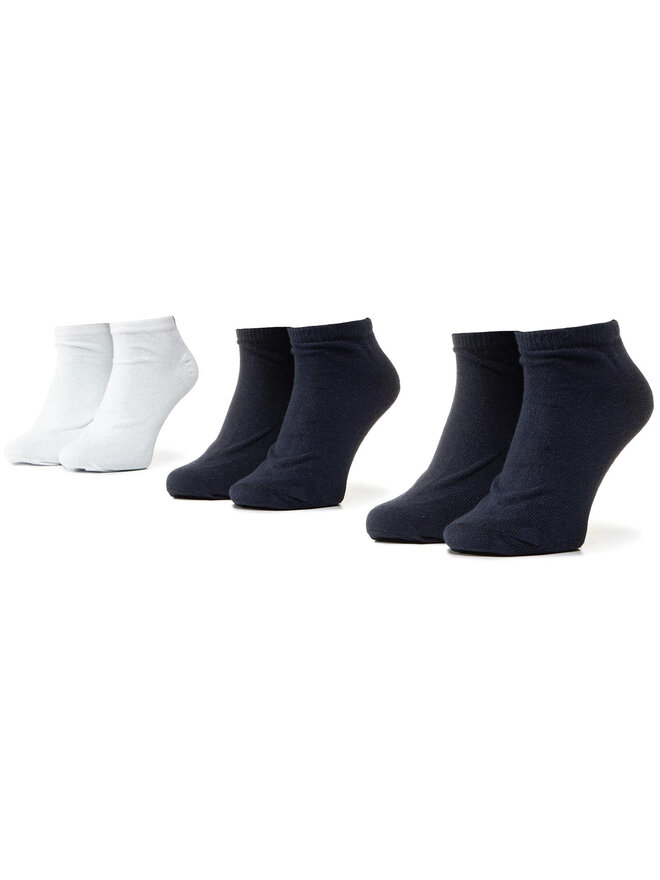 Kappa Set di 3 paia di calzini corti unisex Kappa 704275 Blu scuro
