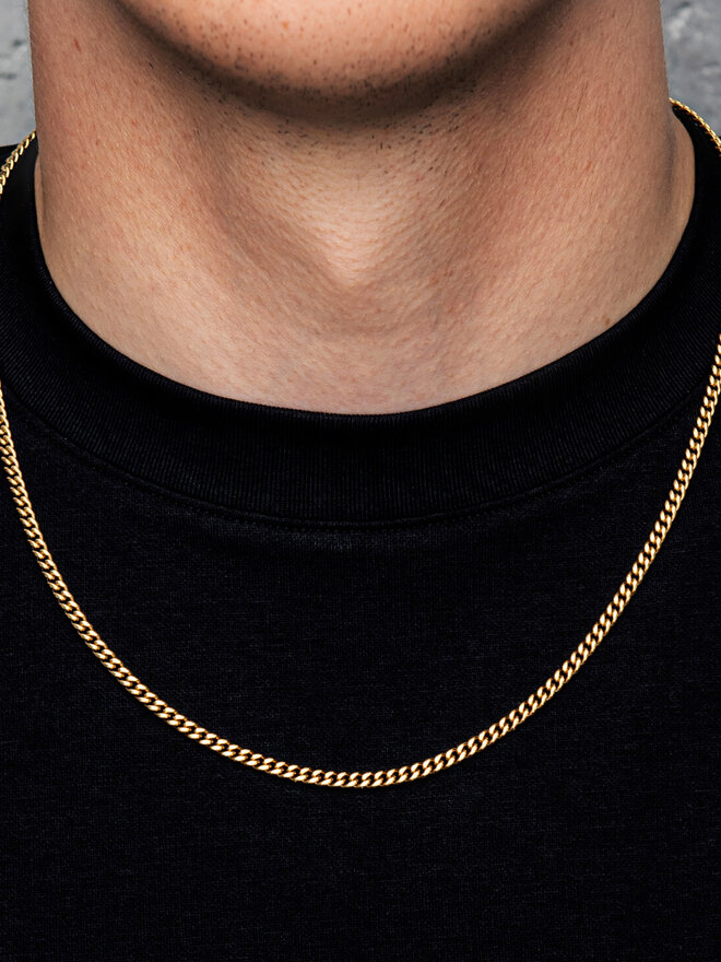 ICED STUFF Lănțișor ICED STUFF Miami Cuban Link Auriu