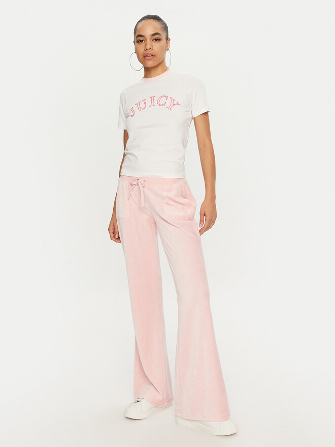 Juicy Couture Juicy Couture Póló College Gf JCSCT224414 Fehér Regular Fit