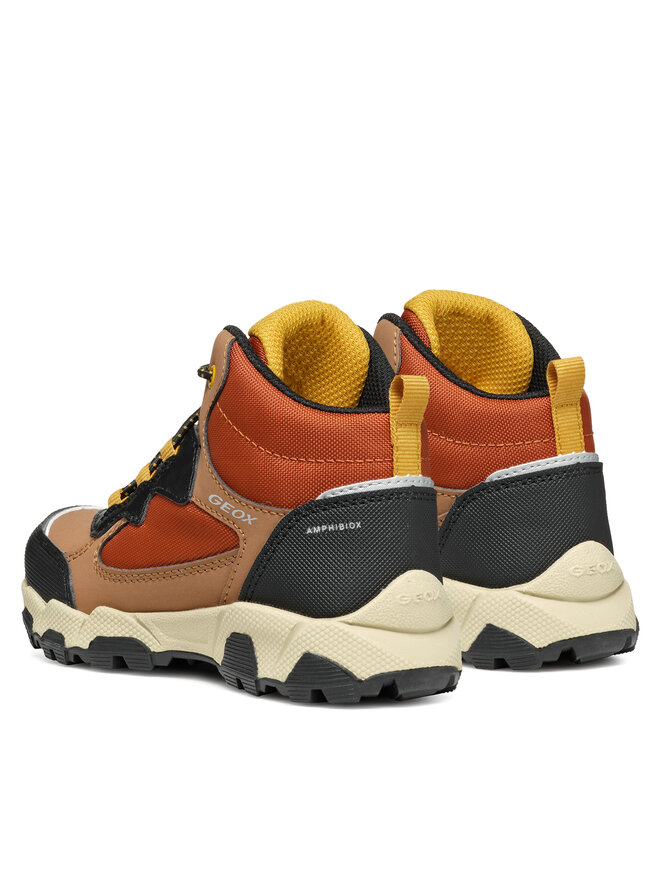 Geox Schnürschuhe Geox J Magnetar Boy B Abx J463ZC 050FU C0275 S Braun