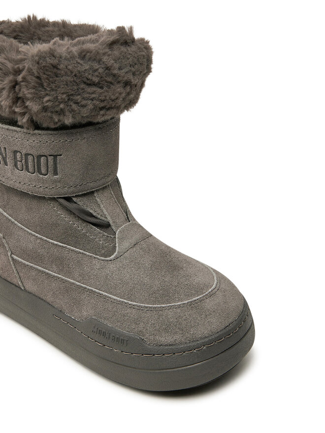 Moon Boot Snehule Moon Boot Junior Park Dtrap Boot Suede 80D3440040 Sivá