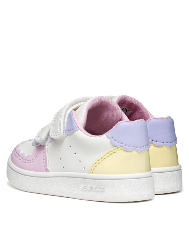 Geox Sneakersy Geox B Eclyper B555MA 000BC C1372 Bílá