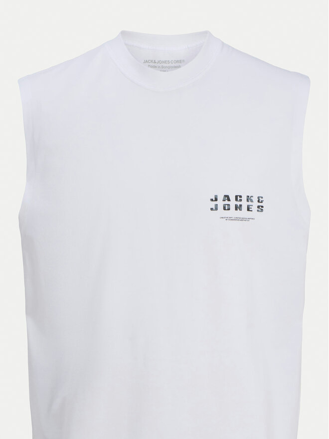 Jack&Jones Jack&Jones Trikó Charge 12274740 Fehér Relaxed Fit