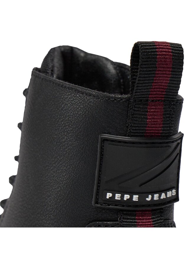 Pepe Jeans Schnürschuhe Pepe Jeans PBS50100 Schwarz