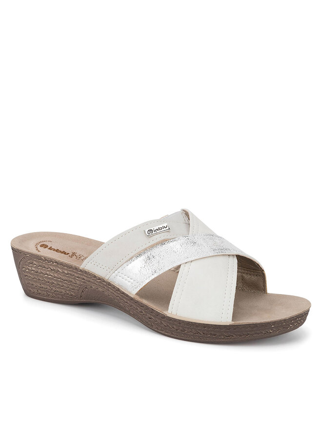 Inblu Pantoletten Inblu GL170100 Weiß