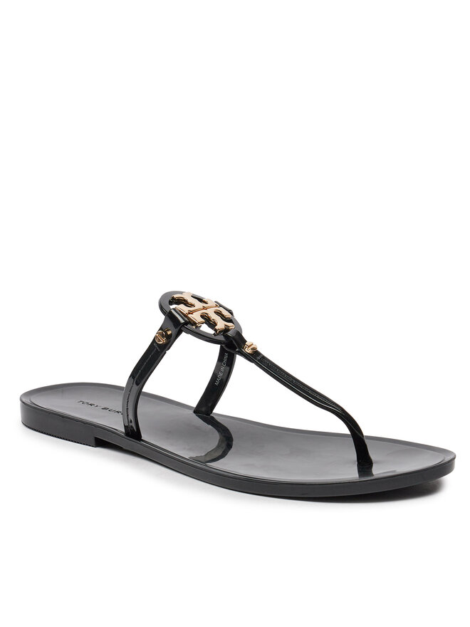 Tory Burch Japonki Tory Burch Mini Miller Flat Thong 51148678 Czarny