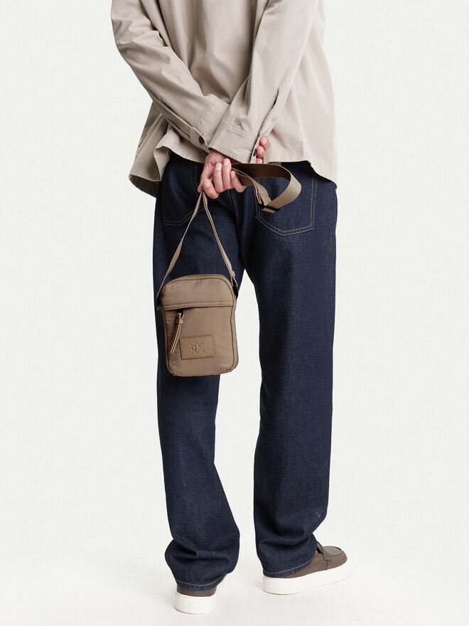 Calvin Klein Jeans Τσαντάκι Calvin Klein Jeans Metro Nylon Reporter S Ny LV04G3089G Μπεζ