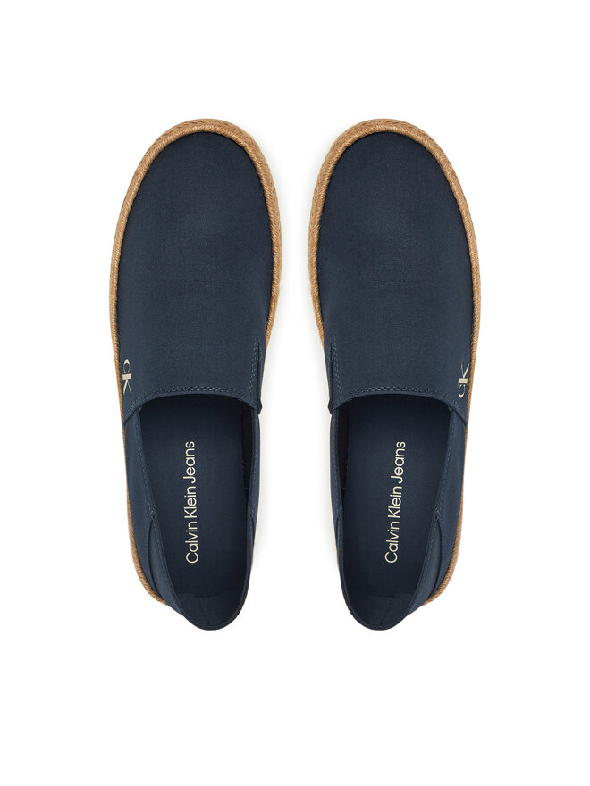Calvin Klein Jeans Espadryle Calvin Klein Jeans Inj Espadrille Cv YM0YM01251 Granatowy