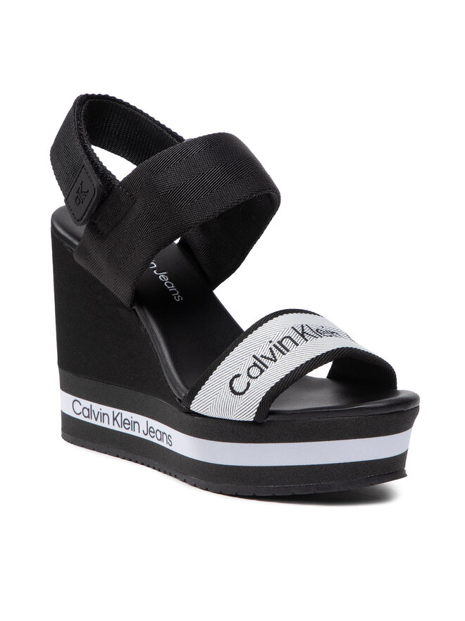 Sandalen Calvin Klein Jeans Wedge Sandal YW0YW00669 Bunt eschuhe