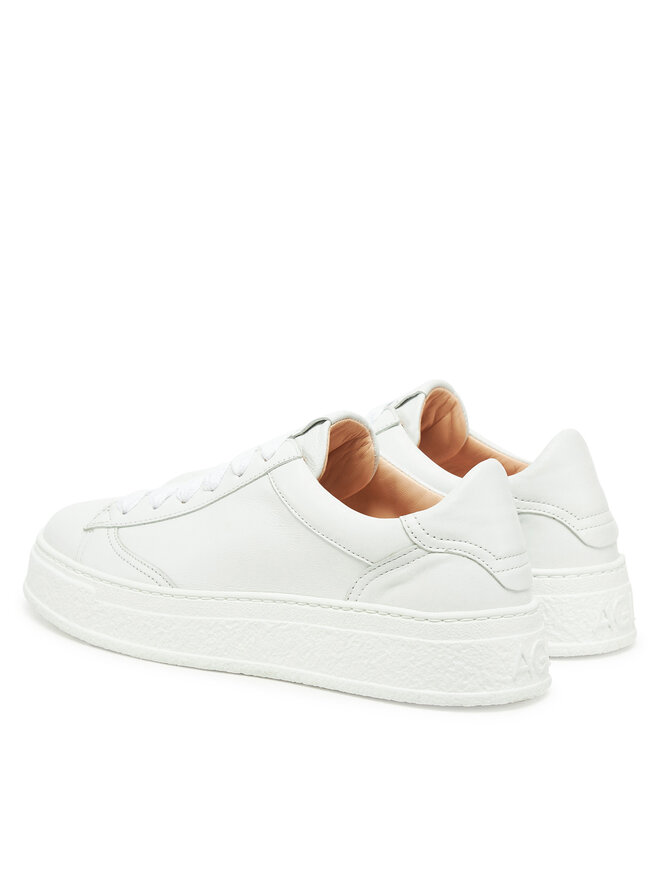 AGL Снікерcи AGL Giuly Lace Up D946001PGKA076A634 Білий