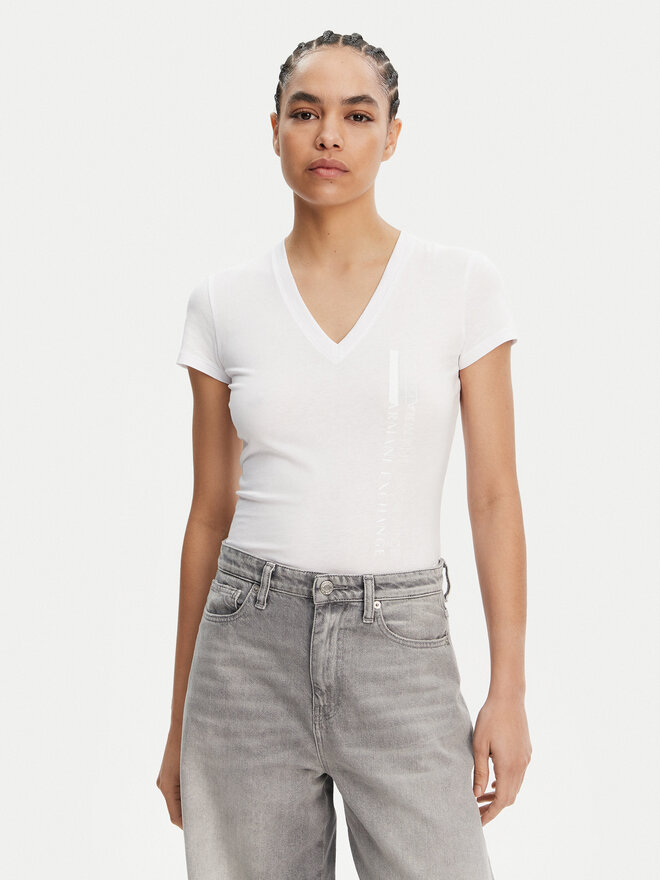 Armani Exchange Armani Exchange Camiseta XW000529 AF10356 U0002 Blanco Slim Fit