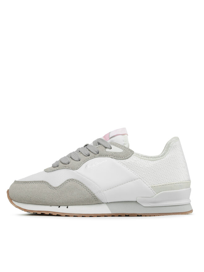 Pepe Jeans Sneakersy Pepe Jeans London W Troy PLS31466 Bílá