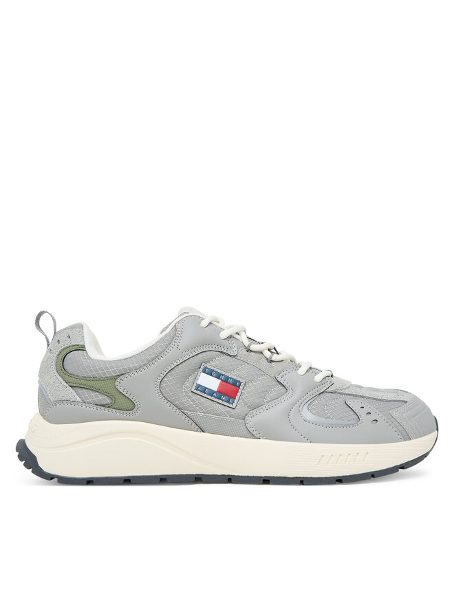 Tommy Jeans Снікерcи Tommy Jeans Tjm Runner EM0EM01581 Сірий