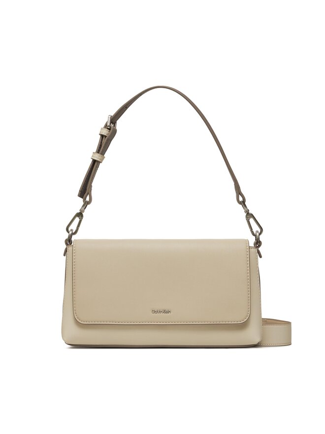 Handtasche Calvin Klein Ck Must K60K611342 Weiß | eschuhe.de