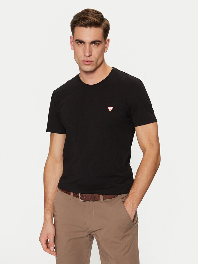 Guess Guess Футболка M2YI24 J1314 Чорний Slim Fit