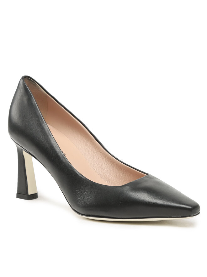 Pollini Pantofi cu toc subțire Pollini SA10257C1GTE0000 Negru