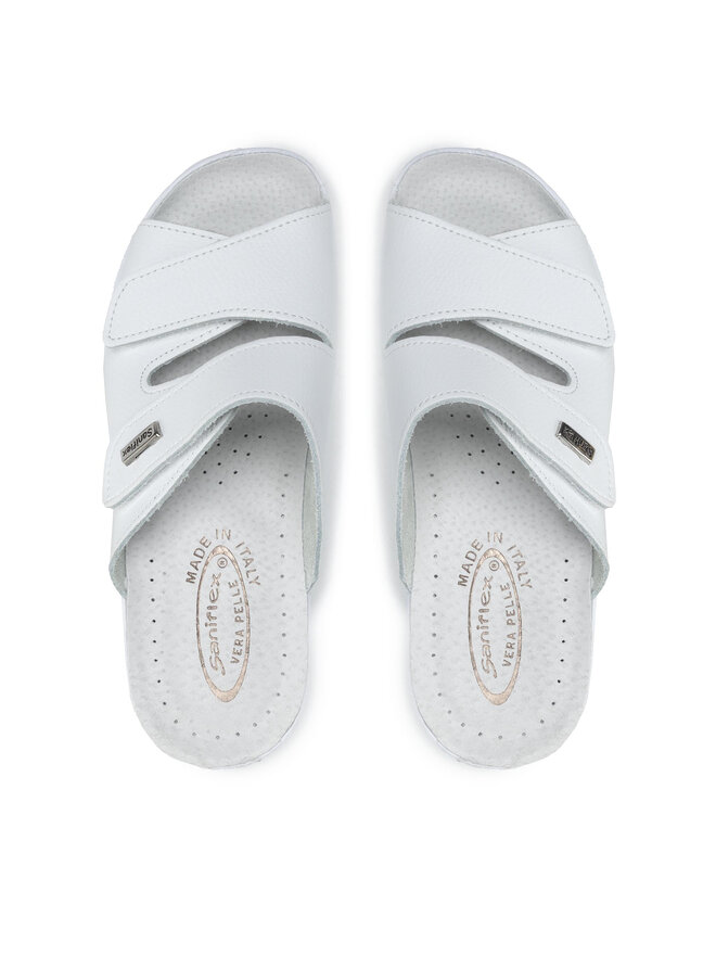 Mules sandales de bain Saniflex 83215 10 Blanc fr.eschuhe.ch