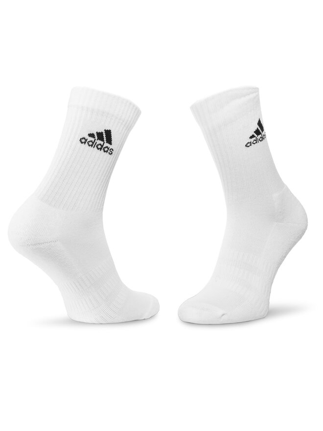adidas 3 pár uniszex hosszú szárú zokni adidas Cush Crw 3Pp DZ9355 Fehér