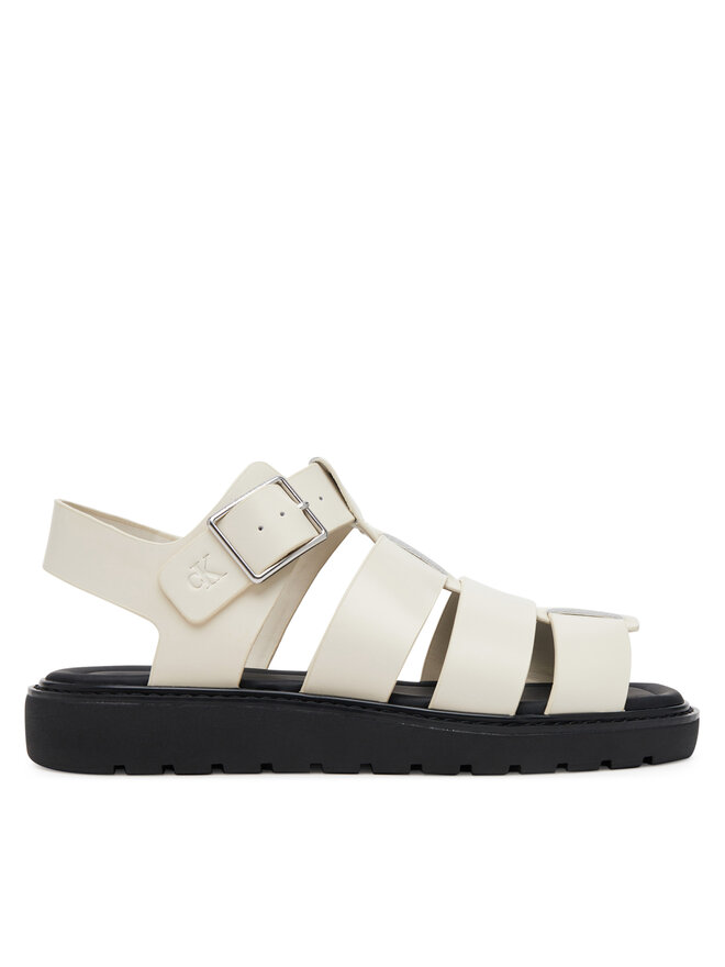 Calvin Klein Jeans Sandále Calvin Klein Jeans Sq Molded Sdl Fisherman Mg Wn YW0YW01700 Écru